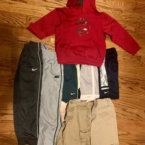 Boys size 7 (Nike, Old Navy, and Under Armour)
